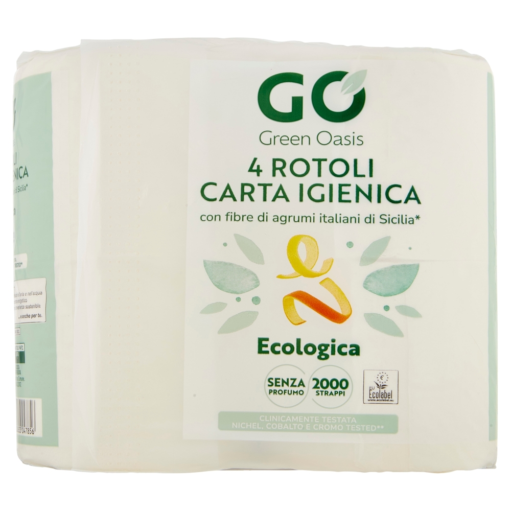 Carta Igienica 4 Rotoli 2 Veli Green Oasis